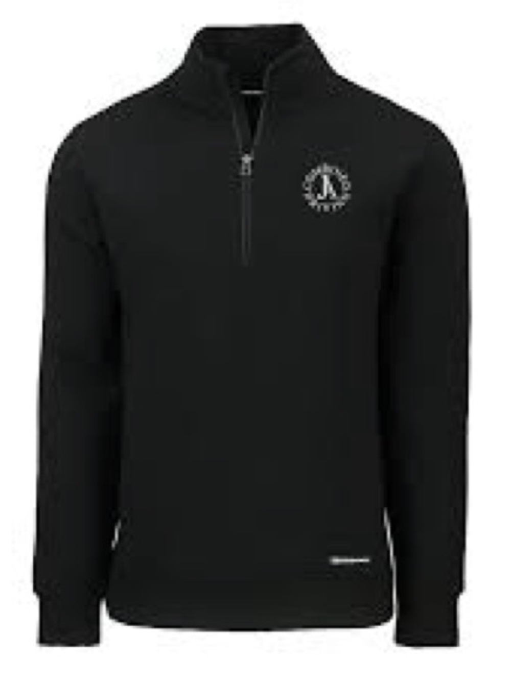 Cutter & Buck Black Quarter-Zip Performance Jacket